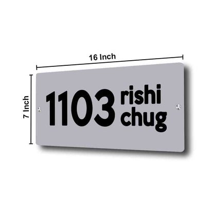 Best Name Plate Design for House Entrance Custom Acrylic Board