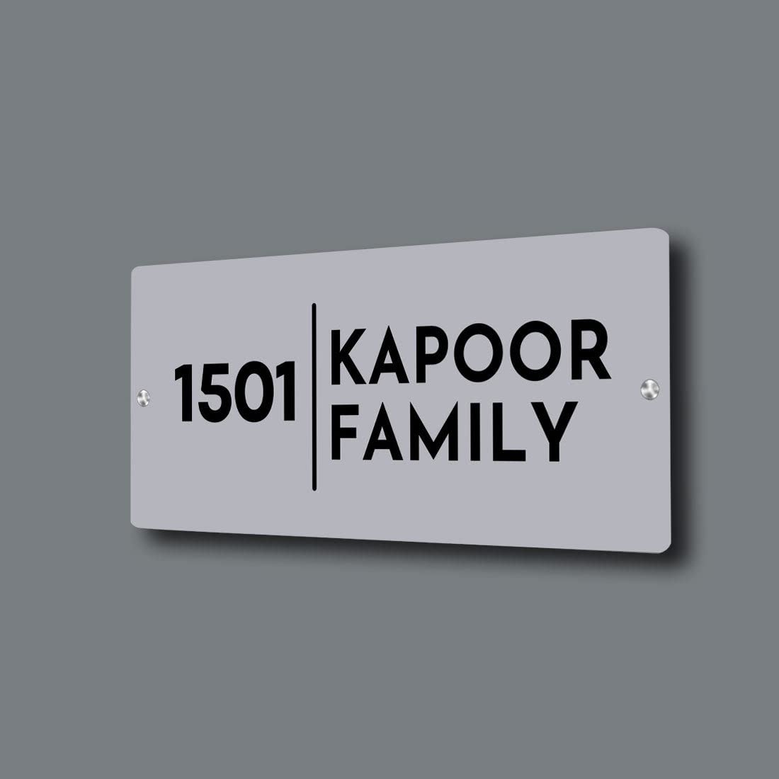 Personalised House Name Plate Enterance Nameboards for Flats Offices- Acrylic