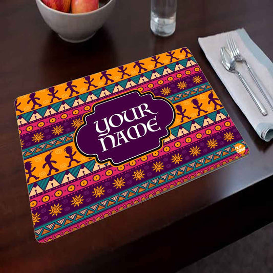 Personalized Table Mats for Kids Add Your Name  - Classic Designer
