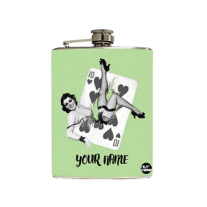 Custom-Made 9 OZ Hip Flask  - Add Your Name