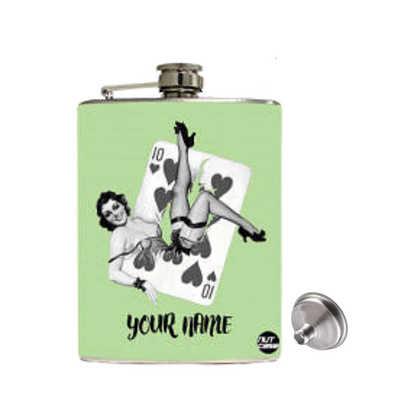 Custom-Made 9 OZ Hip Flask  - Add Your Name