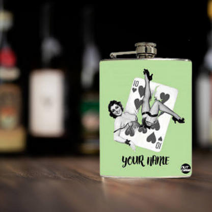 Custom-Made 9 OZ Hip Flask  - Add Your Name