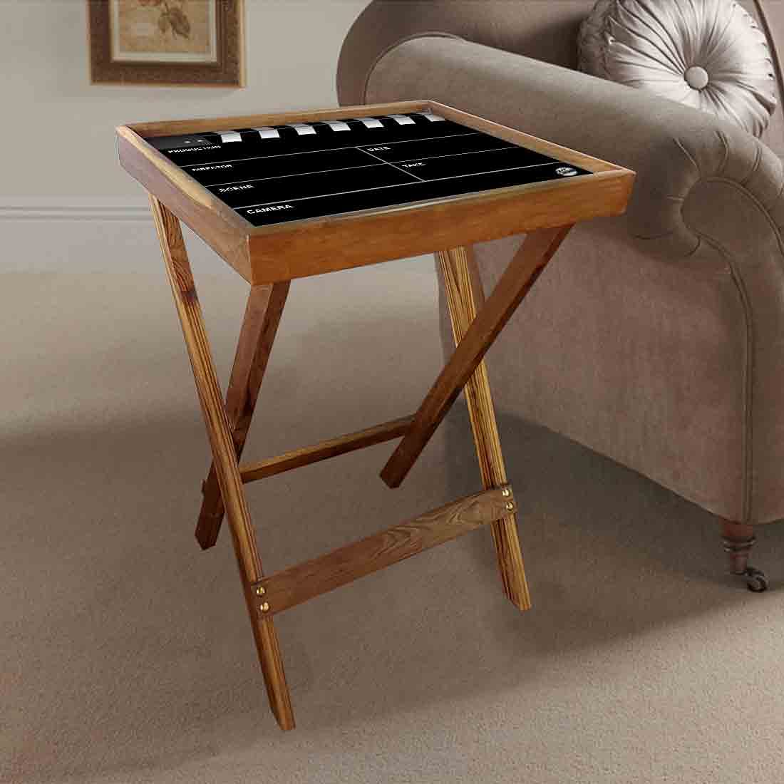 Foldable Living Room Table  Bar Snacks Serving Tables - Filmy