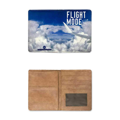 Passport Holder Leather Travel Wallet Organizer - Flight Mode Nutcase