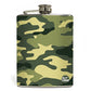 Designer Hip Flask - Military Army Camo