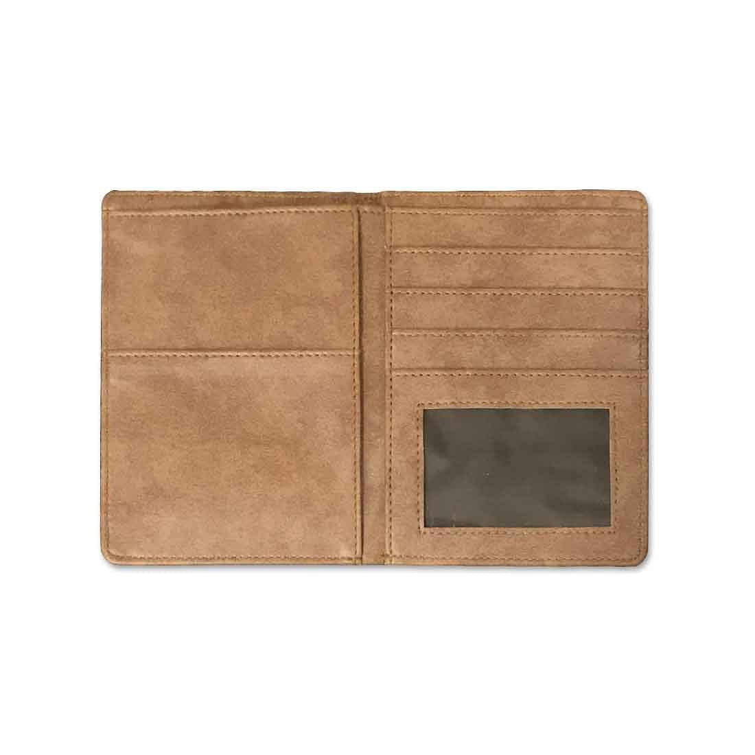 Couple Passport Cover Holder Leather Travel Wallet Case Designer Passport Cover - Black Marble Nutcase