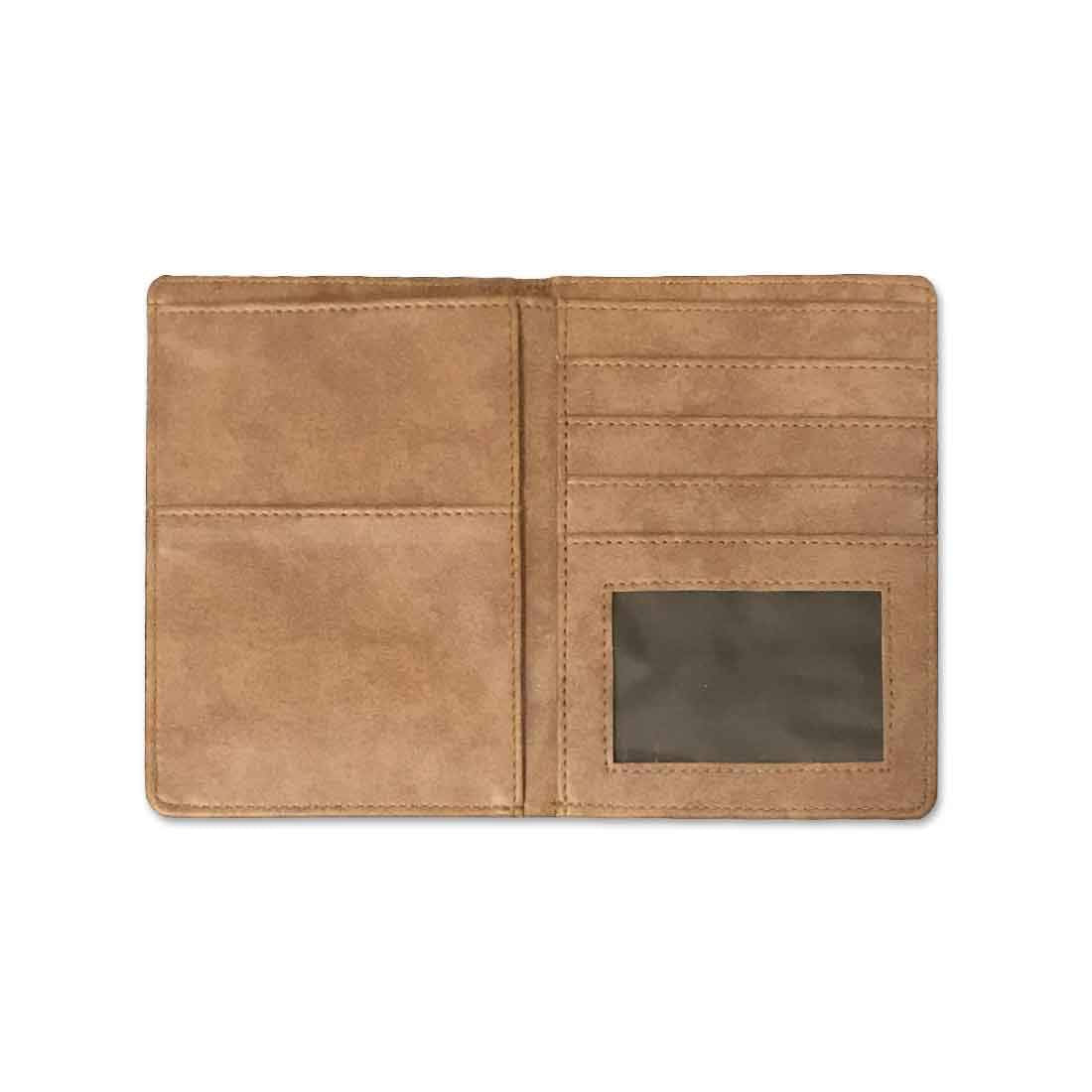 Passport Holder Leather Travel Wallet Organizer - Born To Be Wild Nutcase