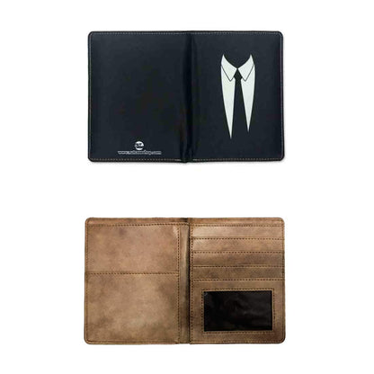 Passport Cover Travel Wallet Organizer  For Men - Suit Up Nutcase