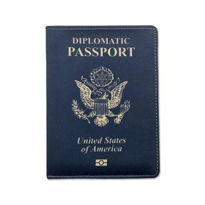 American Passport Cover Travel Wallet Organizer  - USA Passport Style Nutcase