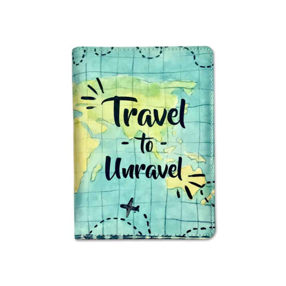 Passport Cover Holder Wallet Travel Organizer  - Maps Design Nutcase