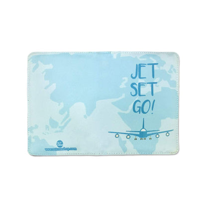 Passport Holder  Travel Wallet Organizer  -  Designer Passport Cover - Jet Set Go Nutcase