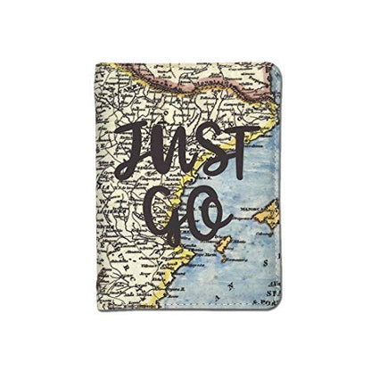 Passport Cover Travel Wallet Organizer  - Just Go Nutcase