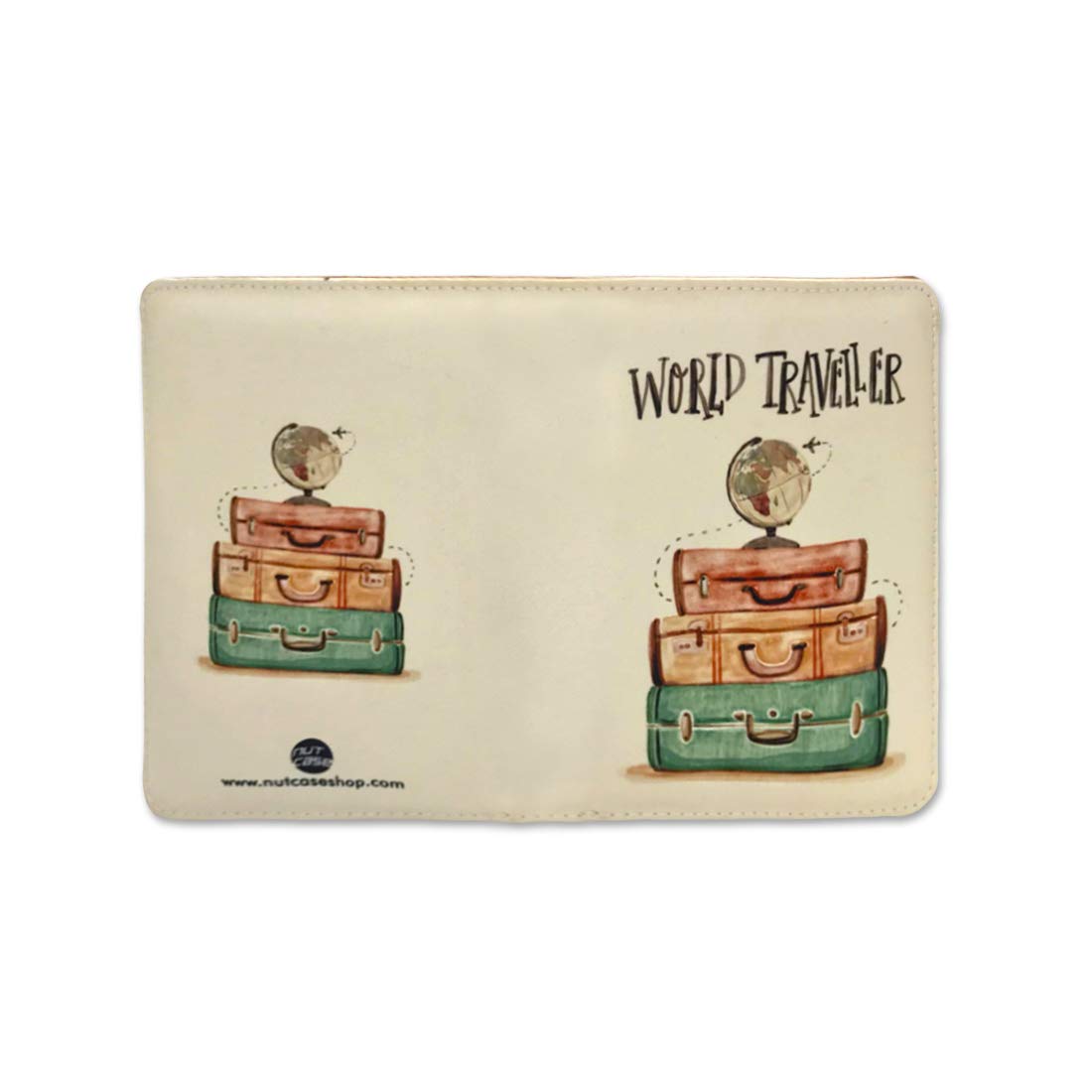 Vintage Passport Cover Travel Wallet Organizer   - Suitcases Nutcase