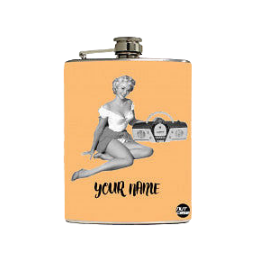 Nice Personalized Hip Flask  - Add Your Name