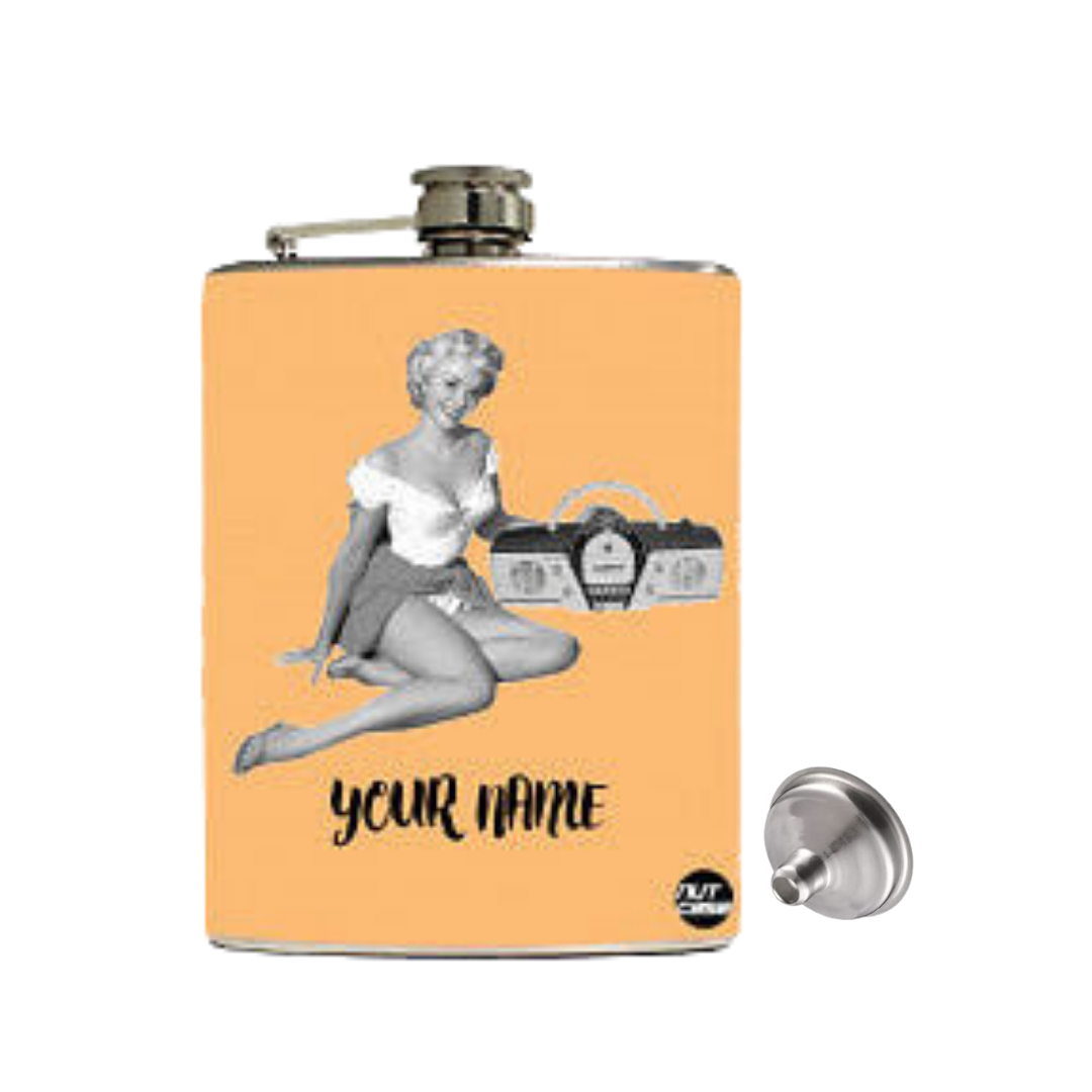 Nice Personalized Hip Flask  - Add Your Name