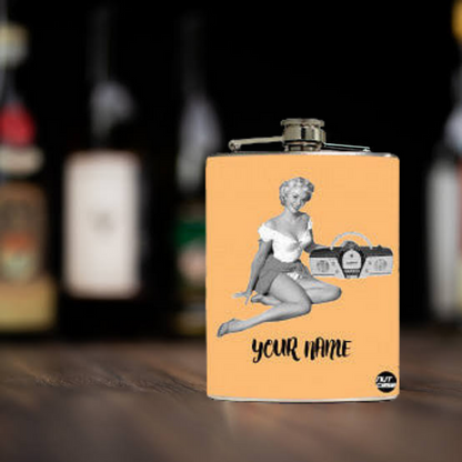 Nice Personalized Hip Flask  - Add Your Name