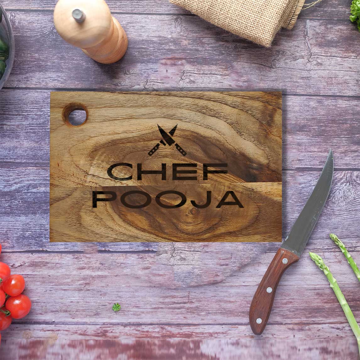 Personalised Chopping Board Perfect House Warming Gift-Add Your Name