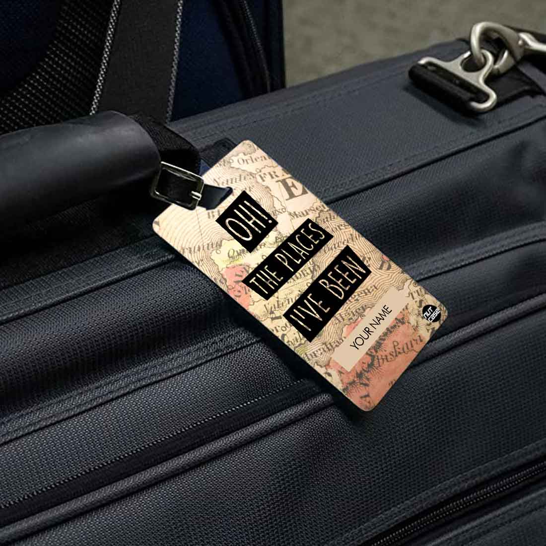 Shop Custom Made Luggage Tag Online in India Nutcase
