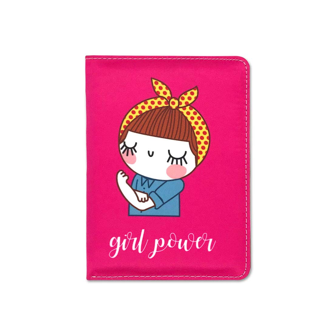 Feminist  Passport Cover WalletTravel Organizer  - Girl Power Nutcase