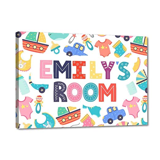 Personalized Door Name Plate for Children -  Cars & Ship.