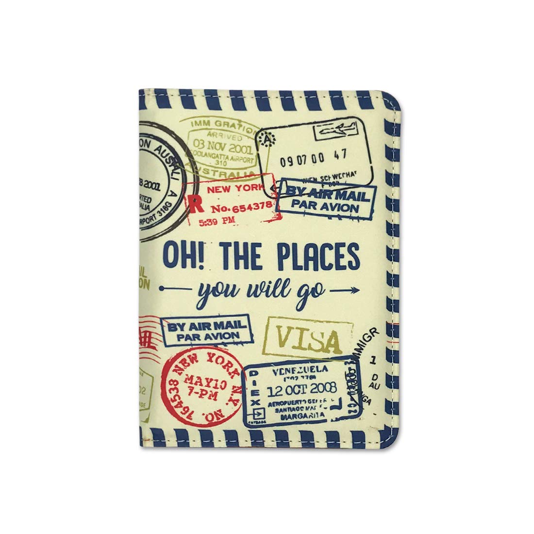 Travel Passport Cover Wallet Organizer  - Stamp Nutcase