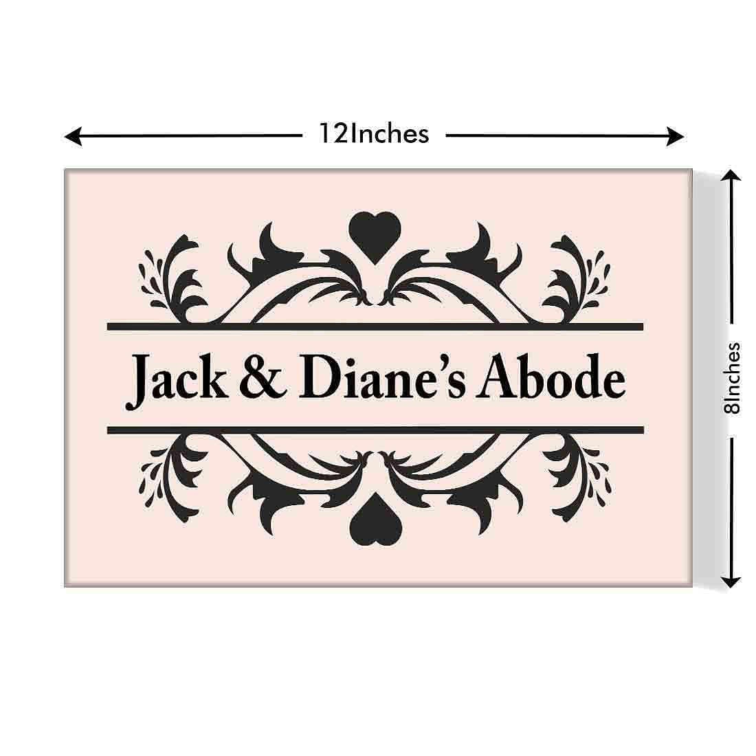 Personalized Nameplate for House -Classic Nutcase