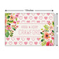 New Outdoor House Name plate - Pink Hearts