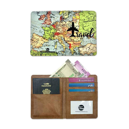 Designer Passport Holder Travel Wallet Organizer  - Travel Nutcase