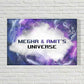 Customized Door Name Plate - Space Universe Galaxy
