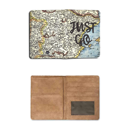 Passport Cover Travel Wallet Organizer  - Just Go Nutcase