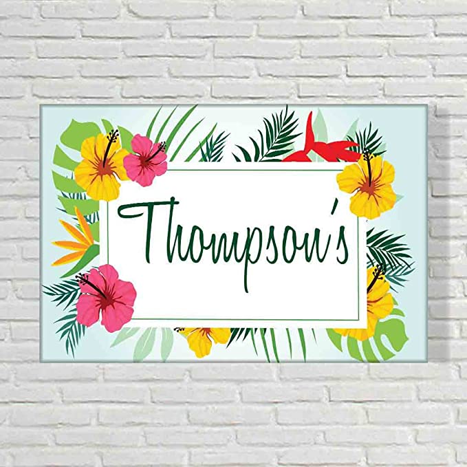 New Personalized Door Name Plate - Shoeflowers