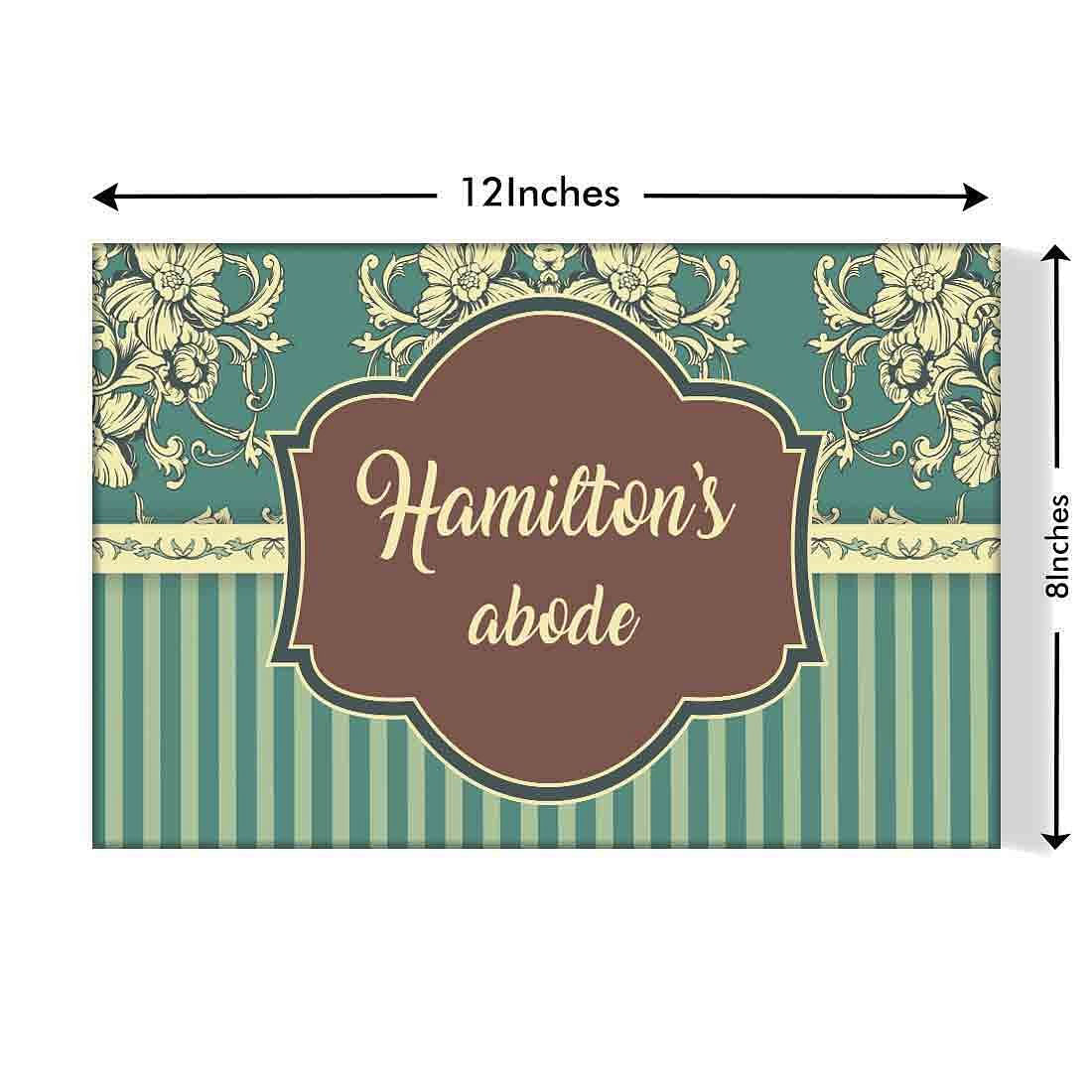 Customized Door Nameplate for Home -Vintage Nutcase