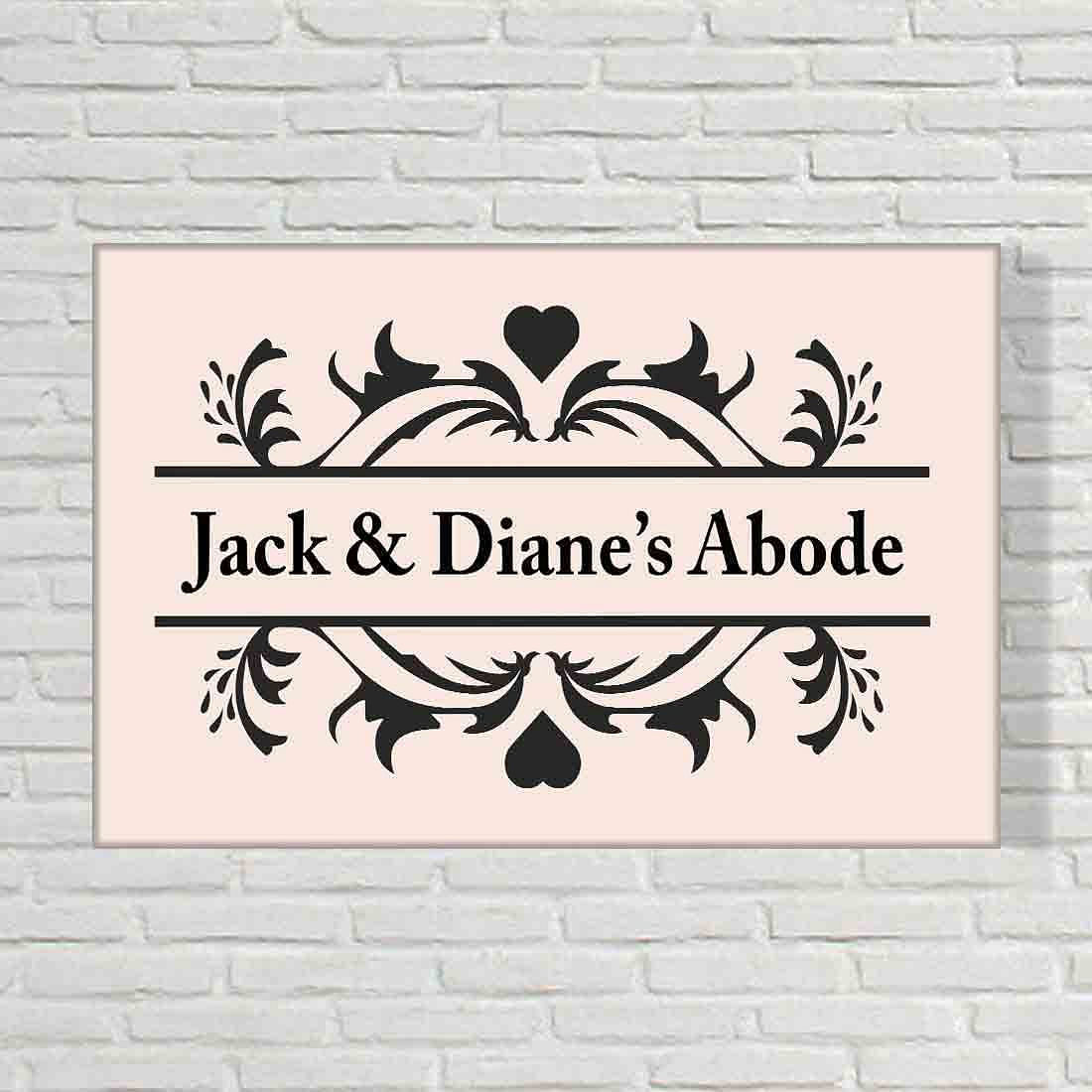 Personalized Nameplate for House -Classic Nutcase