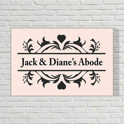 Personalized Nameplate for House -Classic Nutcase