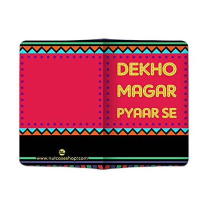 Designer Passport Cover - Dekho Magar Pyaar Se