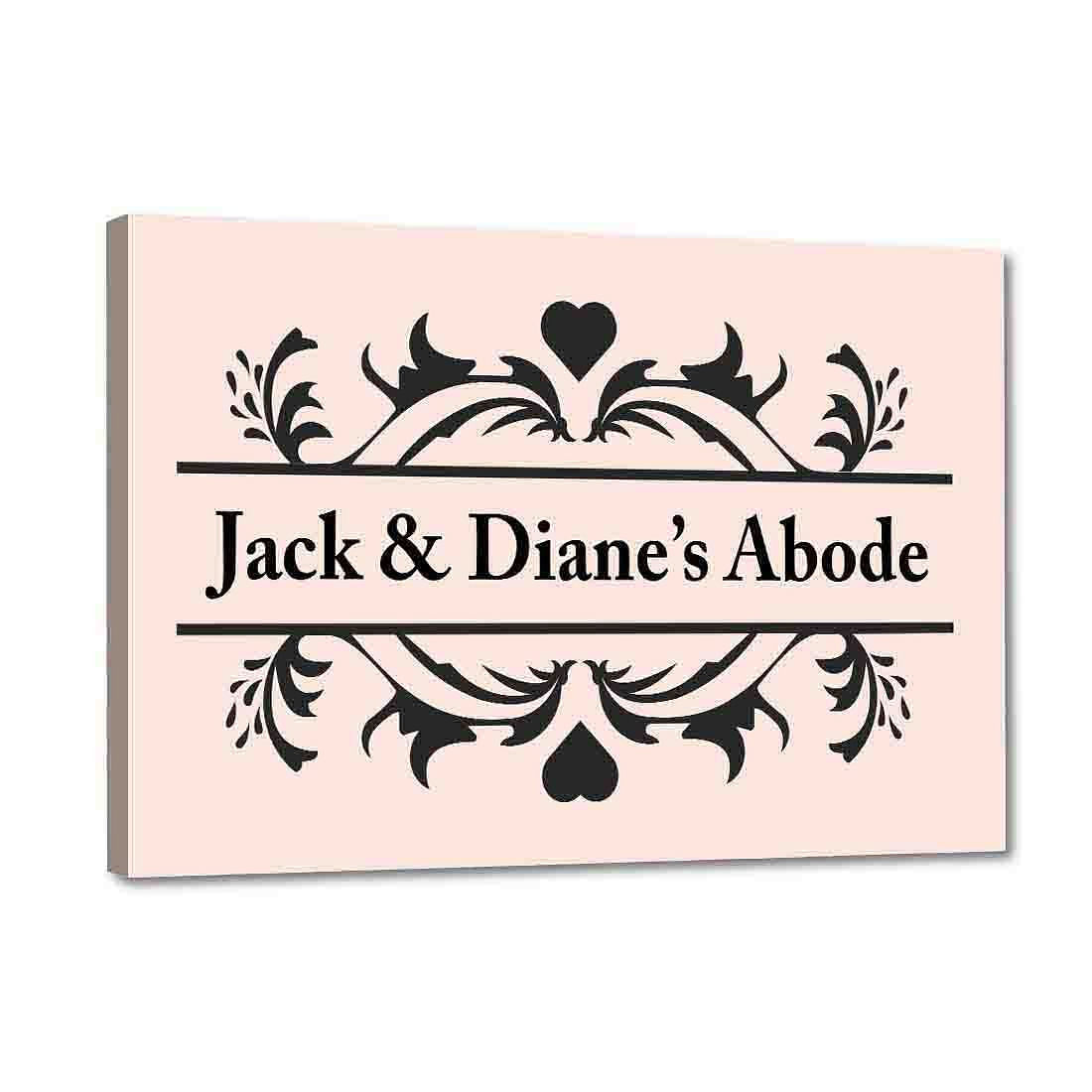 Personalized Nameplate for House -Classic Nutcase