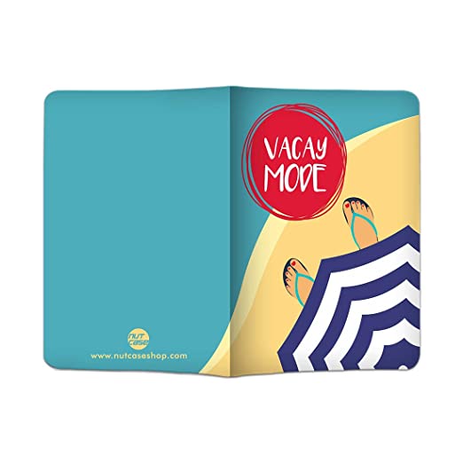 Designer Passport Cover - Vacay Mode Nutcase