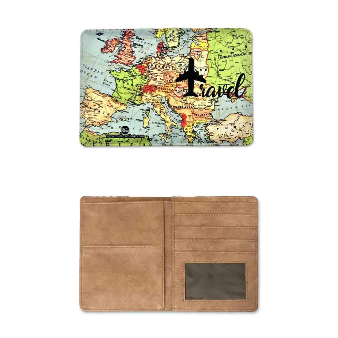 Designer Passport Holder Travel Wallet Organizer  - Travel Nutcase