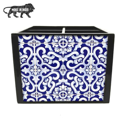 Designer Amazing Silverware Cutlery Holder - Spanish Tiles