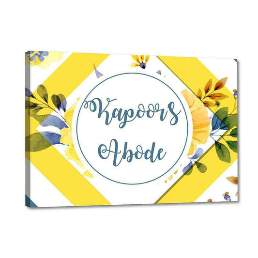 New Custom Door Name Plate -Yellow Spring Nutcase