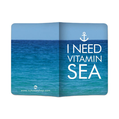 Designer Passport Cover - I Need Vitamin Sea Nutcase