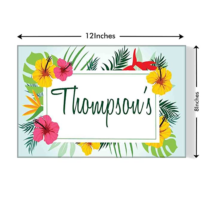 New Personalized Door Name Plate - Shoeflowers