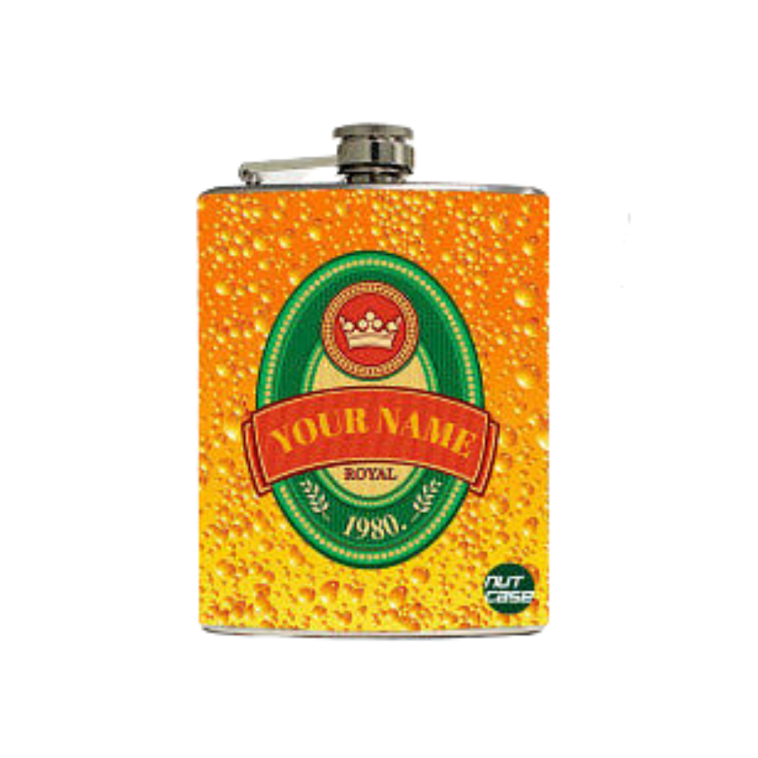 Custom-Made New Hip Flask - Add Your Name