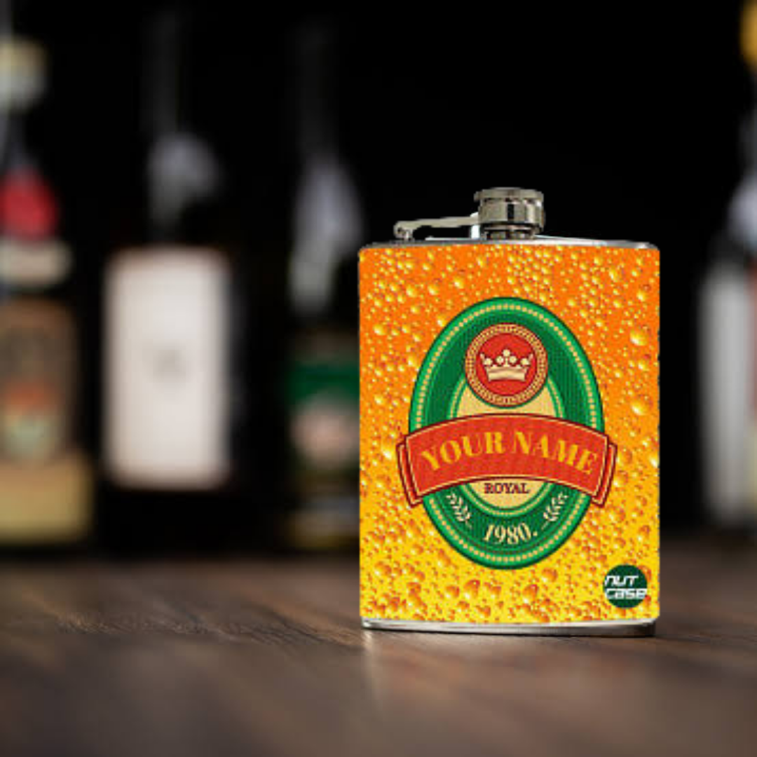 Custom-Made New Hip Flask - Add Your Name