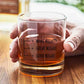 Whiskey Glasses Liquor Glass-  Anniversary Birthday Gift Funny Gifts for Husband Bf - GOOD NIGHT GREATE NIGHT WHAT NIGHT?