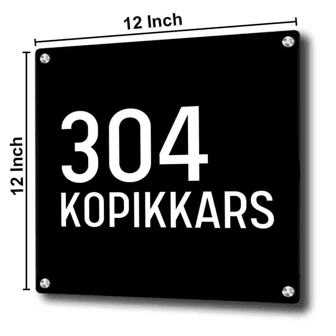 name plate in metal