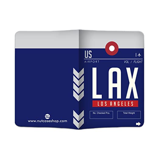Designer Passport Cover - Los Angeles Nutcase
