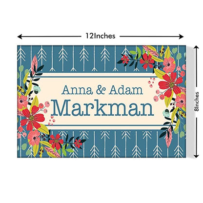 Classy Personalized Name Plate - Floral Vibes