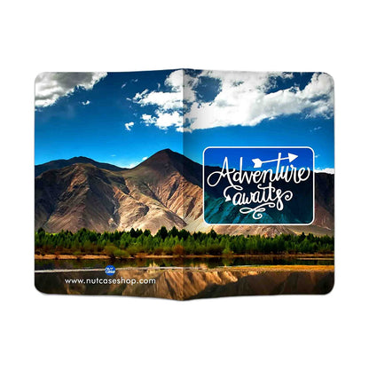 Designer Passport Cover - Adventure Awaits Nutcase