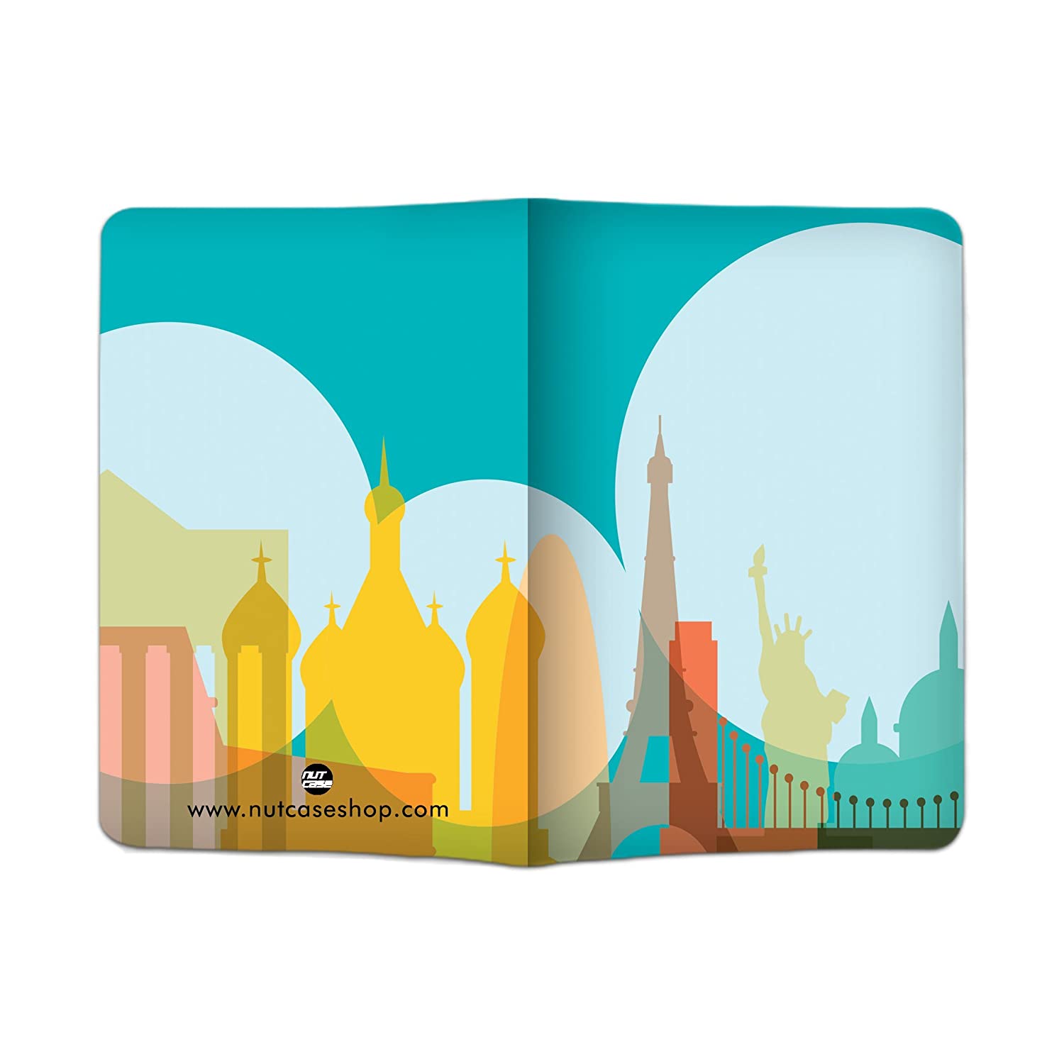 Designer Passport Cover - Iconic City Art Nutcase